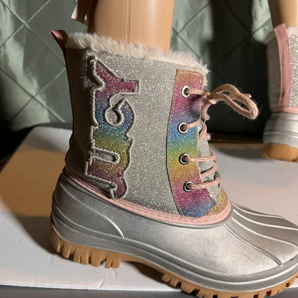 Juicy‎ Couture Girls Lil Quinto Drive Rain Boots Size 4 US *GS6